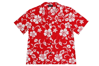 RJC Women's Red Aloha Shirts
